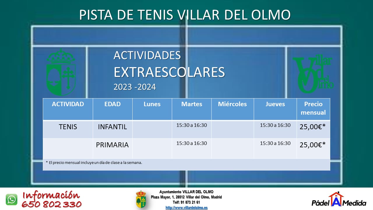 PistasdeTenisVillardelOlmotarifas23